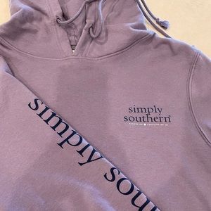 purple simply southern (small) hoodie—great condition
